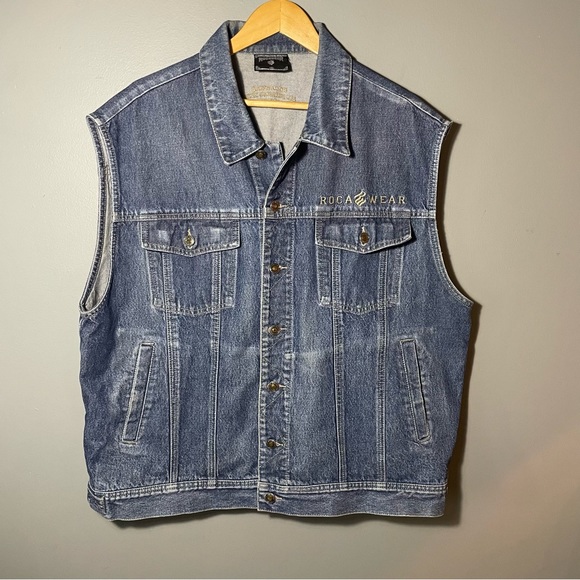 Rocawear 3XL Denim Vest - Picture 1 of 9
